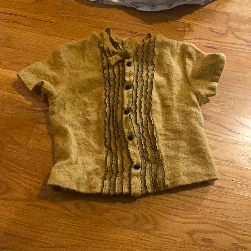 Vintage wool handmade shirt